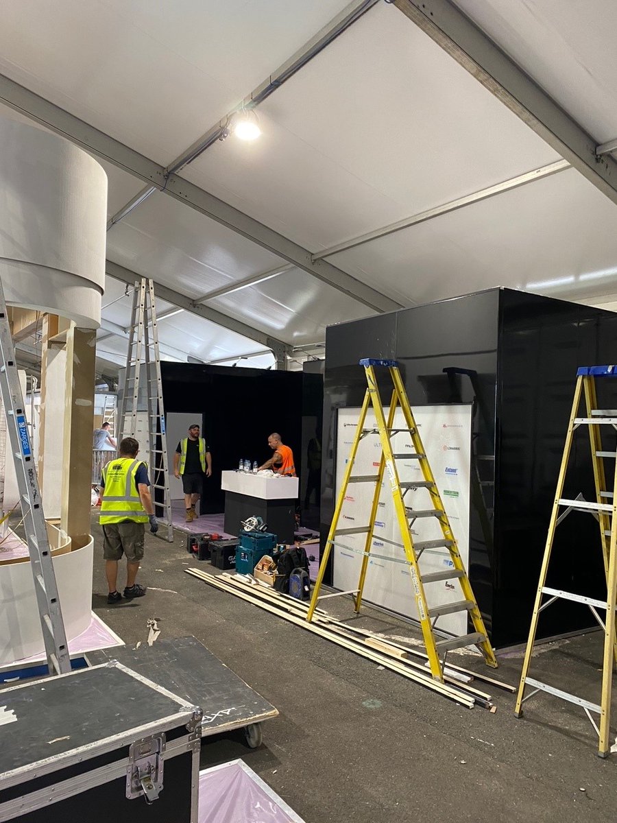 KallmanCS's tweet photo. Buildup is off to a great start at @FIAFarnborough for our @KallmanCS custom builds! We are looking forward to seeing our 28 #custombuilds at #FIA2022 come together on-site. For more information, please contact Christina Jennings at ChristinaJ@Kallman.com.
#FIA2022 #farnborough https://t.co/Ioau7ayf0p