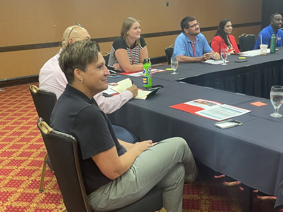 WeAreNPA's tweet photo. Our Leadership Network facilitators are here with us at #NASSPSummit for a few days of learning &amp; collaboration. Ice breaker: what’s your #Principal trigger? #EdChat https://t.co/d1RVzETffE