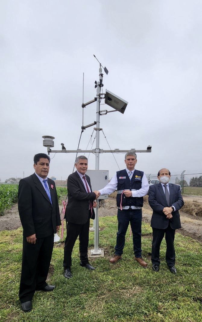 Senamhi on Twitter "SENAMHI e INIAPeru inauguran Estación