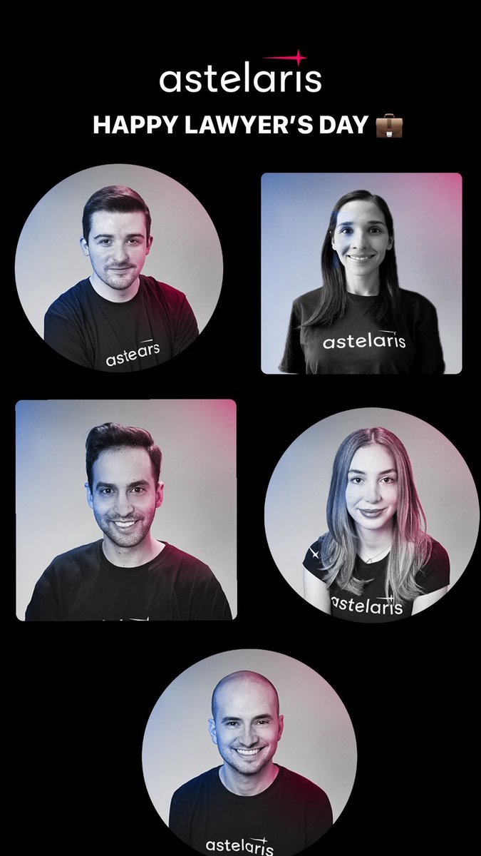 astelarismx's tweet photo. Happy Lawyer’s day 💼 to this amazing legal team, gracias por su tiempo, entrega y dedicación 💥 sin ustedes Astelaris no sería posible 🤩 #DiaDelAbogado #astelaris #startup #venturecapital https://t.co/eCNNROZOdc