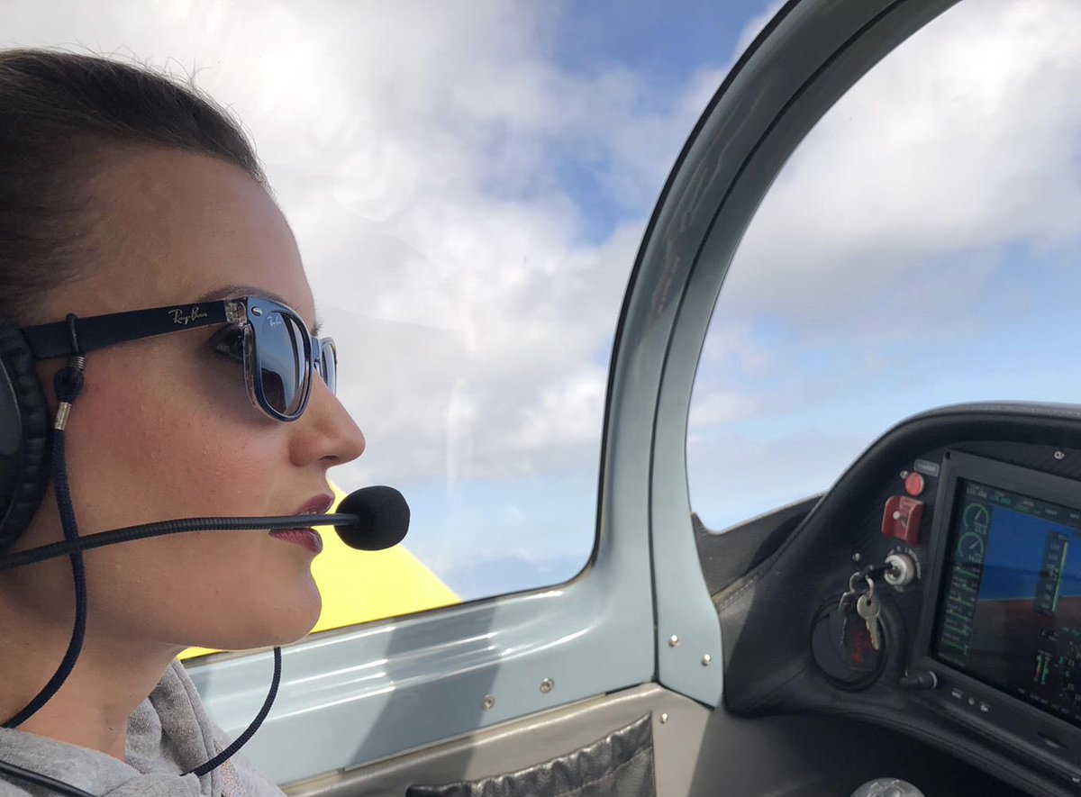JarithaP's tweet photo. What an incredible feeling to be back in the air again! 😃😍😆 Super impressed with the Sling2! What a lovely little machine! ❤️✈️ https://t.co/hxvL5Nzl8M