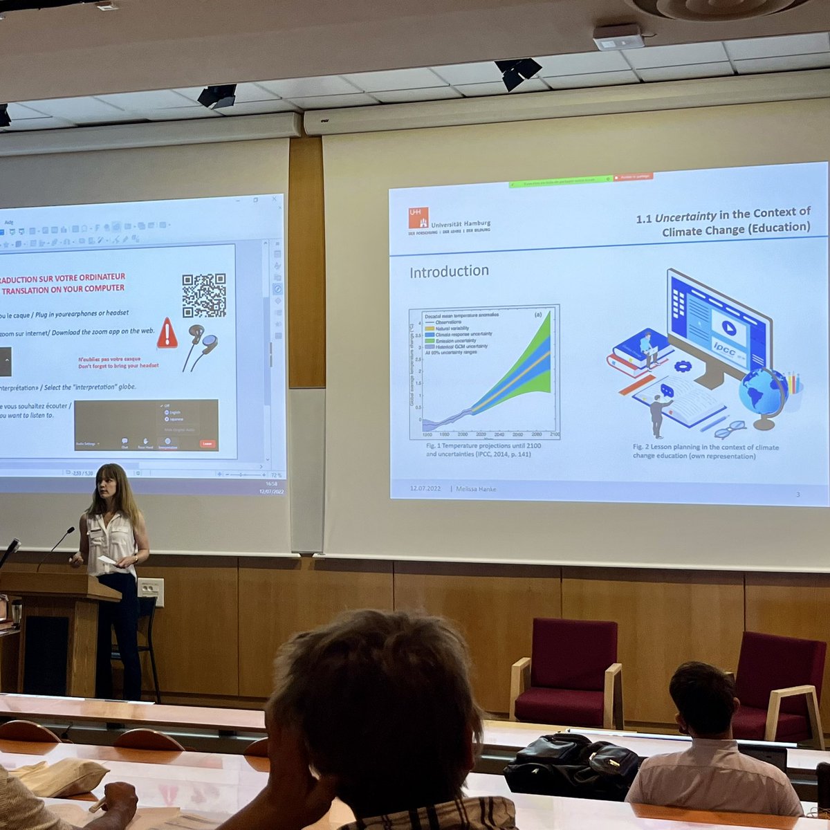Happy to be at the <a href="/igu_cge/">IGU CGE</a> conference in Rennes with my working group <a href="/sprenger_s/">Sandra Sprenger</a> @eike_mary and to present my PhD project today. #igucge #climatechangeeducation #geographyeducation #esd