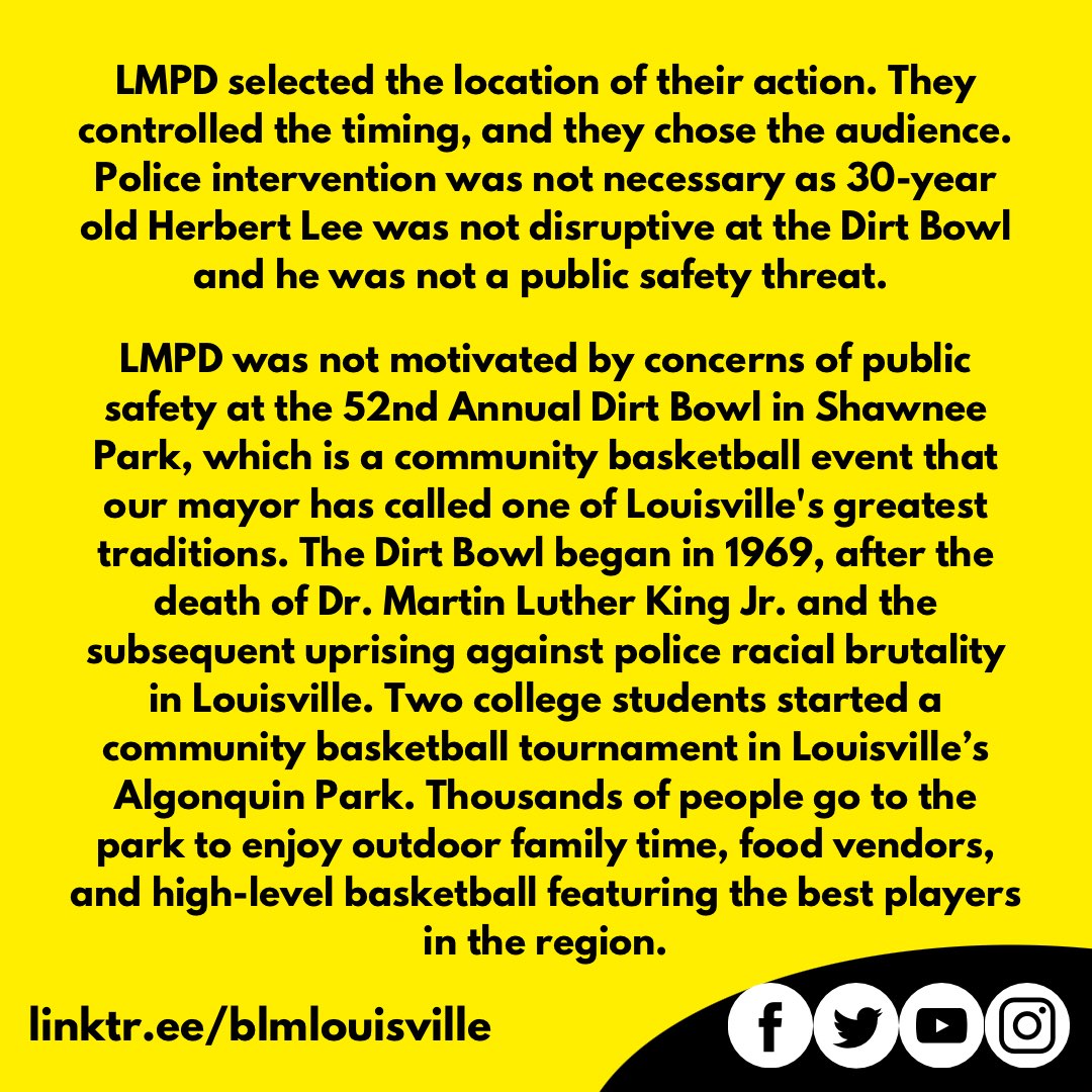 BLM Louisville tweet media