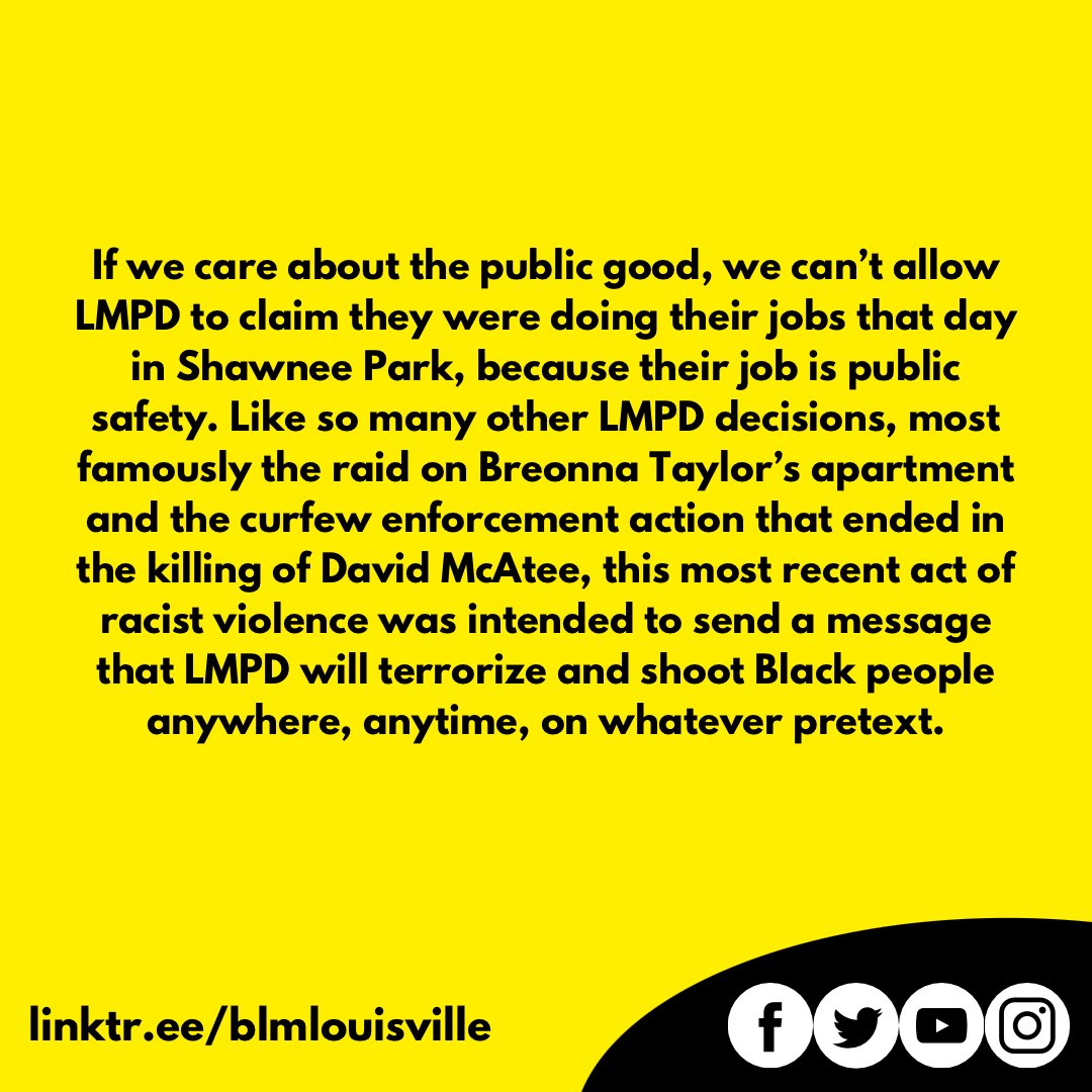BLM Louisville tweet media
