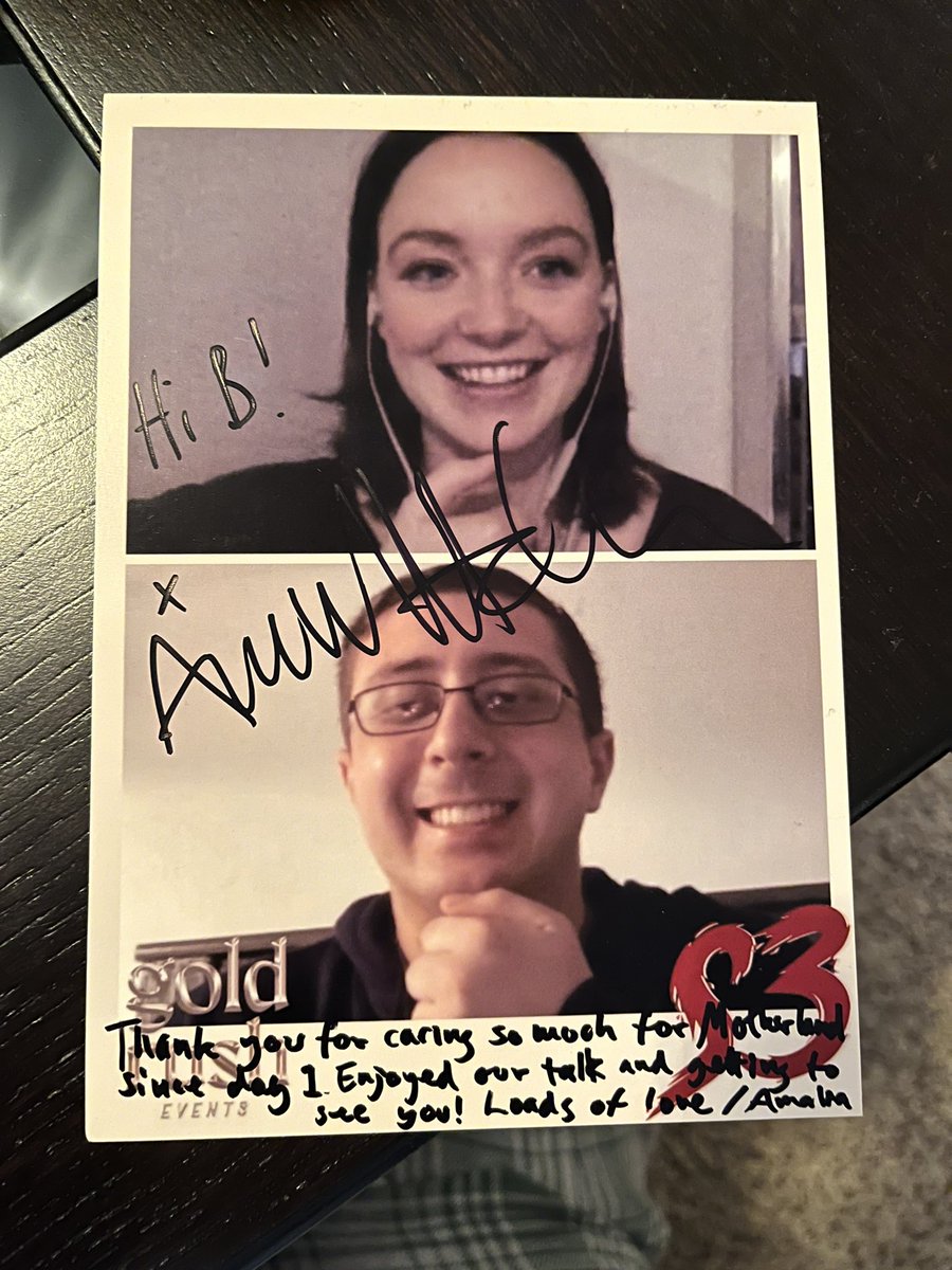 bigdogXVI's tweet photo. #MFSAppreciation For @Amaliajaja she has been such a joy to be a fan of. Always making us smile, being sweet in 1:1s during virtual conventions, and sheโs likely the reason why #MotherlandFortSalem keeps getting new fans everyday. The fight to #SaveMotherlandFortSalem is still on https://t.co/mz3IaF2chy