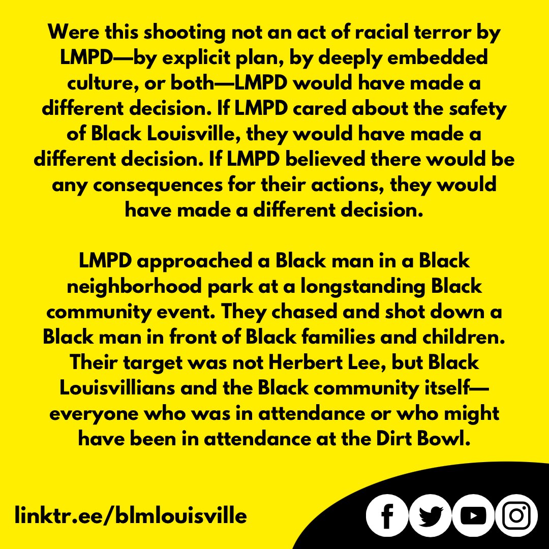BLM Louisville tweet media