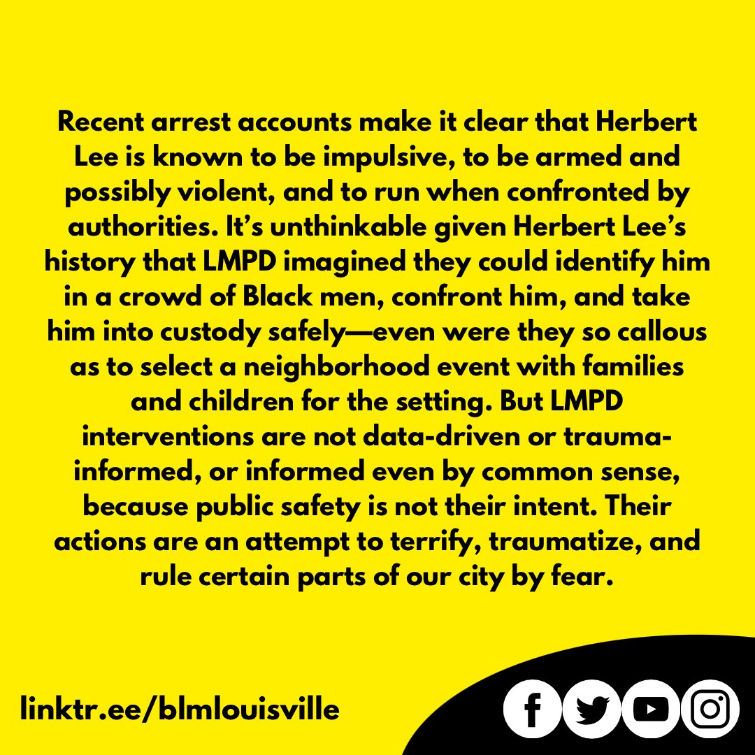 BLM Louisville tweet media