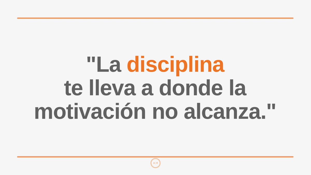 aerrehuman's tweet photo. La #Constancia es parte de la #Disciplina y juntas pueden llevarte a cumplir cualquier #Meta. ⭐️🏁⬆️ 

#AERREHuman #frasesmotivadoras https://t.co/AoXuTDSd2t