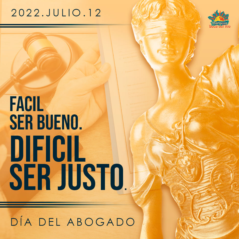 'La justicia es reina y señora de todas las virtudes'
𝑪𝒊𝒄𝒆𝒓𝒐́𝒏.
#MariscosBocadelRío les desea un feliz día a todos los abogados 👨‍⚖️👩‍⚖️ 12 DE JULIO día del ABOGADO. 
Que la verdad y la justicia siempre triunfe para todos.