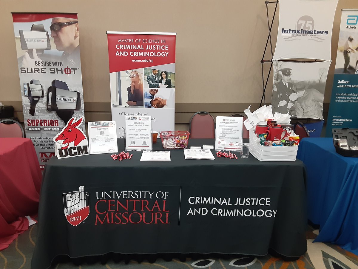 CJC_ucmo's tweet photo. We are spreading the word about our amazing #undergrad and #graduate programs at the Law Enforcement Traffic Safety Advisory Council meeting. Come see us there! https://t.co/ggeOOc9nYn