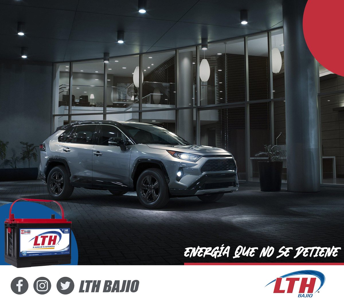 LTHBajio's tweet photo. Energía para seguir adelante y más ⚡✨

Baterías LTH con la capacidad necesaria de vehículos nuevos.

Cotiza tu batería en 
https://t.co/4z6TDfEpr6 ⚡

Teléfono de atención a clientes

📞800 8009970📞

#LTH #bateriasadomicilio #aguascalientes #bateriaslthleon https://t.co/vnCUFD5I4u