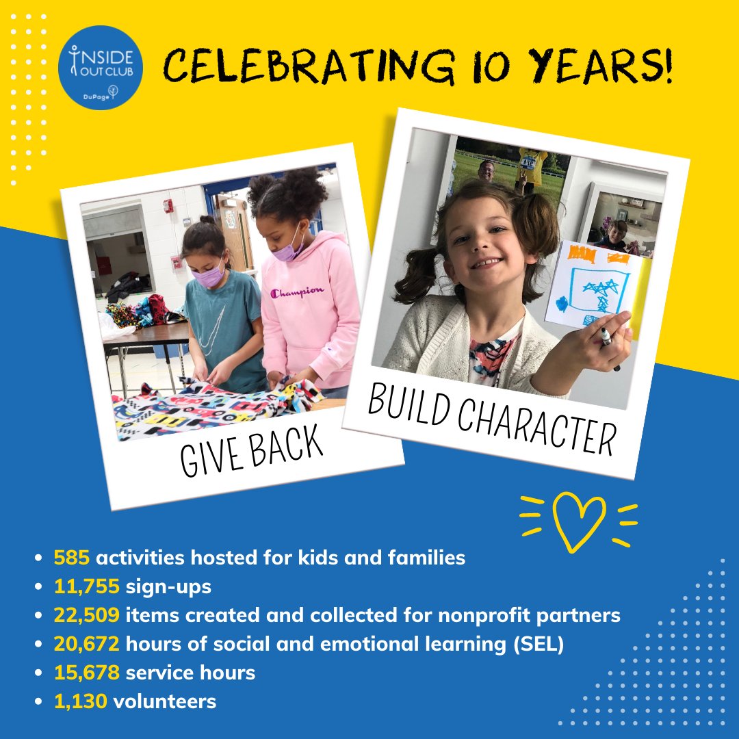 Celebrating TEN years!!
Do you know where the idea of Inside Out Club came from? Check out this video from Marion, our Founder &amp; Executive Director, to find out how growing up as one of seven children played a part in the creation of Inside Out Club!
lnkd.in/g-invtER