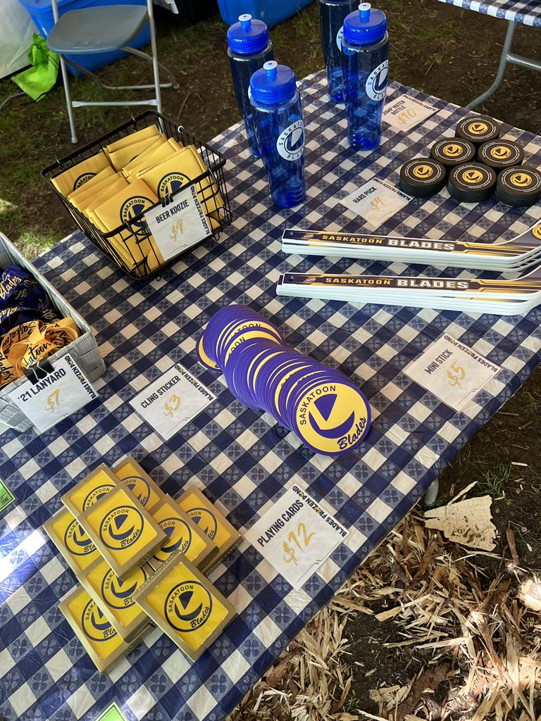 BladesHockey's tweet photo. It’s a good day to head on down to @TasteofSask 😍

We’re here all week! https://t.co/qVrrEFklZy
