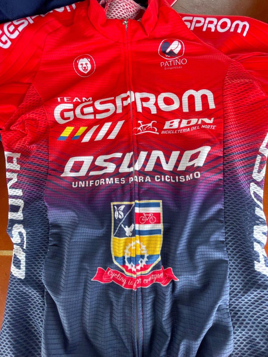 TeamGespromInfo's tweet photo. Die Simulation geht weiter. Was für ein Tag. Die Trikots sind beim Team!!!
#cyclingisforeveryone
#vamosteamgesprom
Bald dann im Einsatz bei der Vuelta a Venezuela 🇻🇪 https://t.co/0eqXOqVsf8