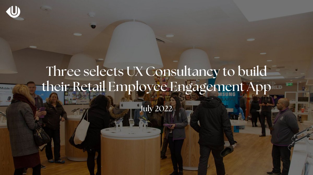 Three have selected UXC to design and build a new employee engagement app for their retail staff. 

The app will make it easier for retail staff to support their customers by putting the tools and information they need in the palm of their hands.