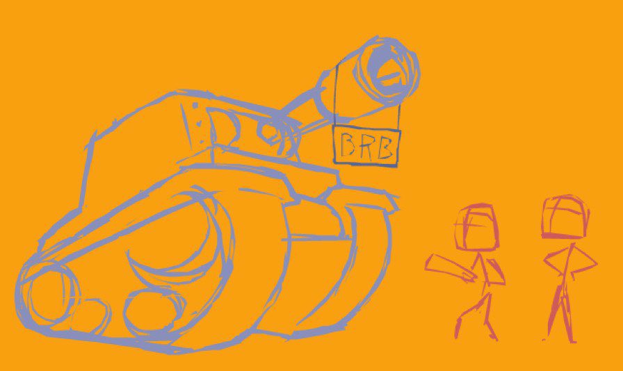 Squiddayyyy's tweet photo. Here’s some Tankmen 1 concept art from 2006! https://t.co/rSN4yM5w3o
