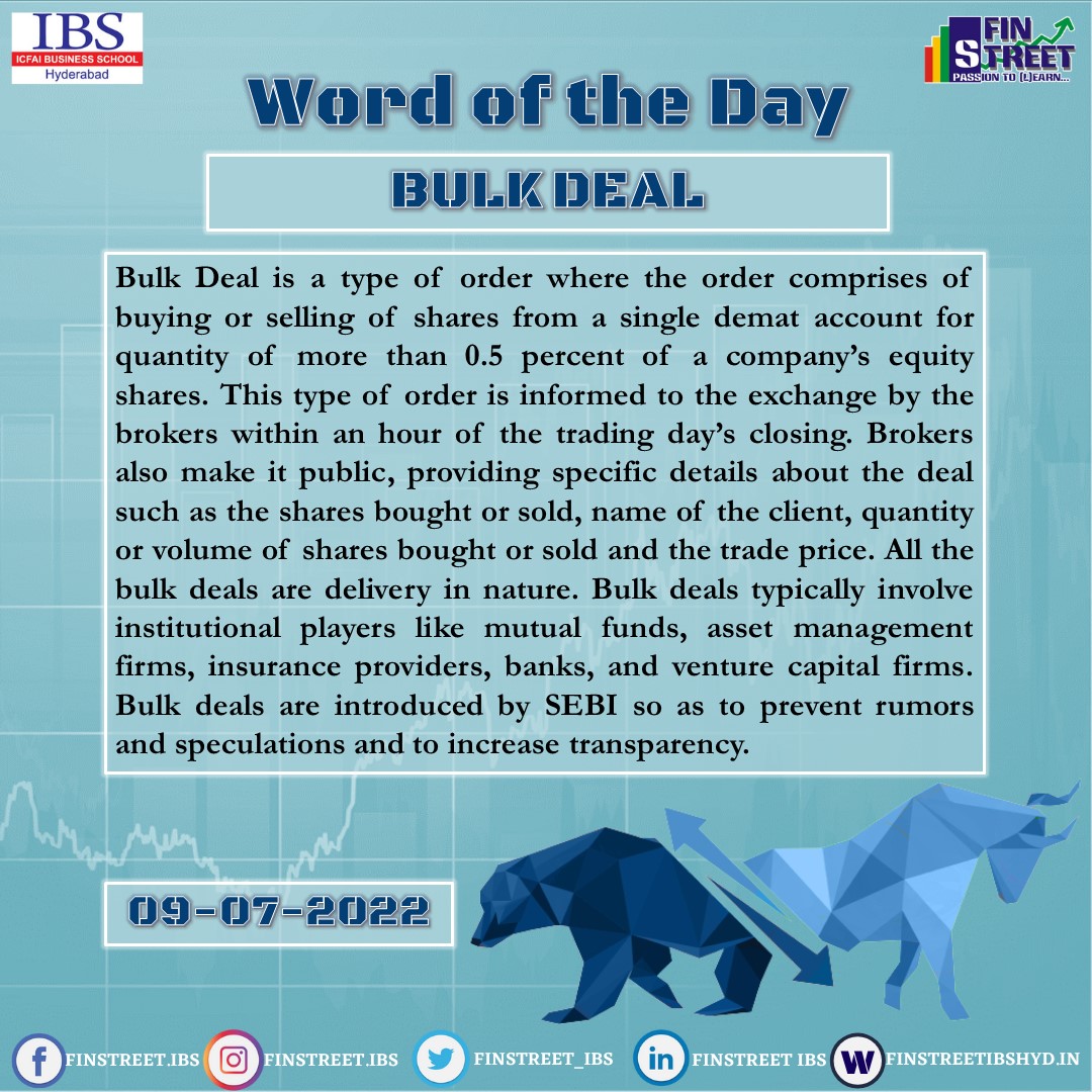 finstreet_ibs's tweet photo. Time to put on your thinking cap.
Presenting the Word of the Day.
#WordOfTheDay
#PassionToEarn
#PassionToLearn
#ClubFinStreet
#TrividhaR.E.D.
#IBSHyderabad https://t.co/q8t6agsevl