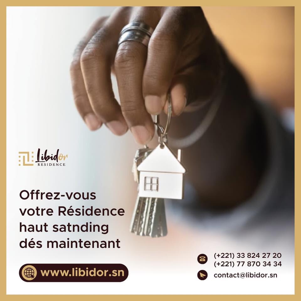 RLibidor's tweet photo. Résidence Libidor 

Pour toutes informations contactez-nous au
☎️ (+221) 338242720
📱 (+221) 778703434
🌏 https://t.co/lFuH9Jg8tM
📨 contact@libidor.sn

#libidor #kebetu #immobilier #résidence #appartement #promoteurimmobilier #senegal #dakar #investir #logement #habitation https://t.co/5BS6aWnIAi