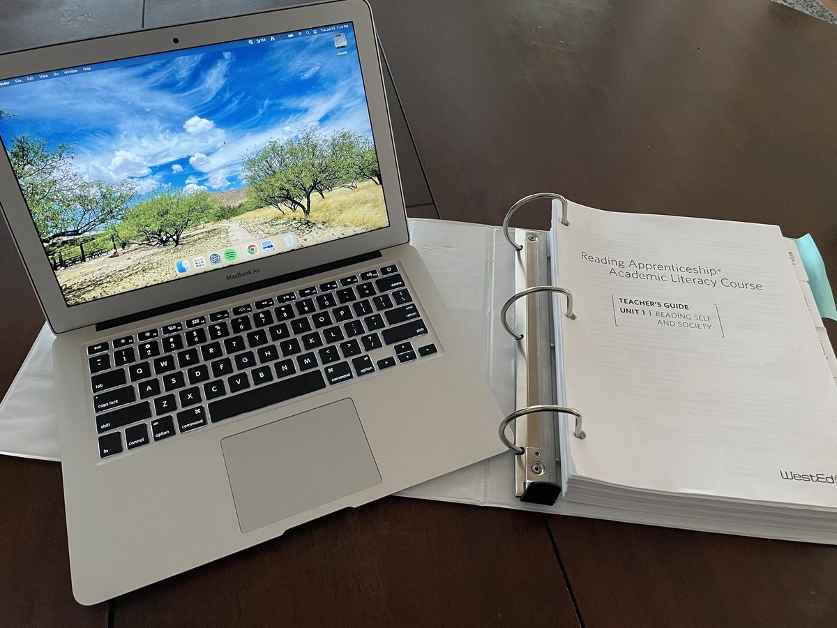 A week between travel=prep for the school year. Excited to add two sections of RAAL to my day at Williamsport High School. <a href="/WestEd/">WestEd</a> <a href="/ReadApprentice/">RA at WestEd</a>