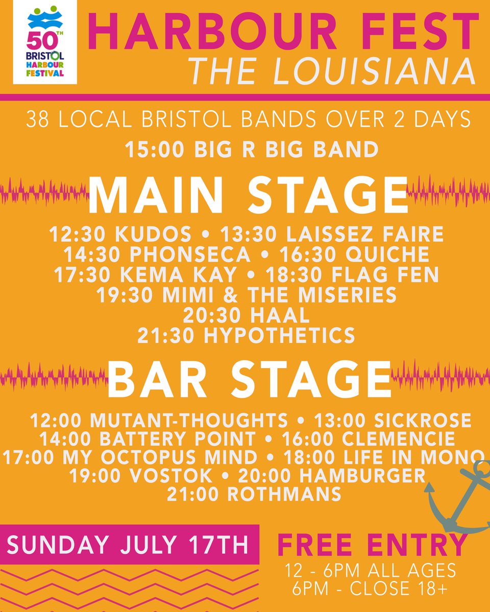Laissez Faire (@notlaissezfaire) on Twitter photo Back at our favourite place @LouisianaBris this Sunday for a lovely little daytime set for <a href="/BristolHarbFest/">Bristol Harbour Fest</a>
Catch us at 1:30. Free entry xx Back at our favourite place @LouisianaBris this Sunday for a lovely little daytime set for <a href="/BristolHarbFest/">Bristol Harbour Fest</a>
Catch us at 1:30. Free entry xx