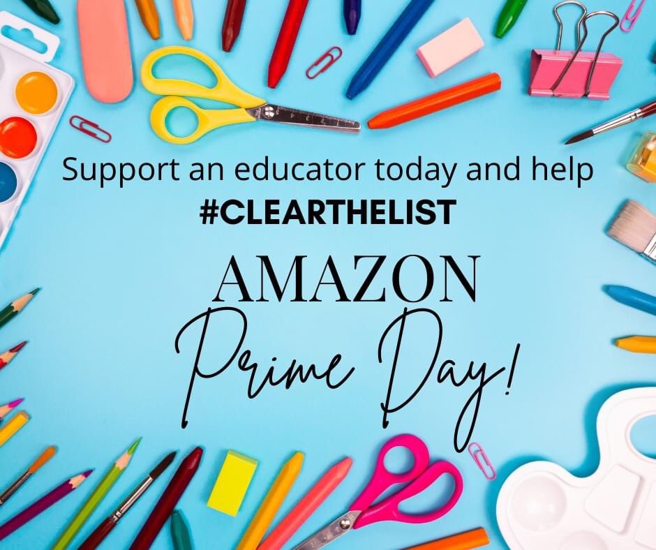🐝💙Let’s get this started! Comment your list and I’ll RT yours! Share mine, and we can help #clearthelist2022 #teachertwitter #clearthelists    amazon.com/hz/wishlist/ls…