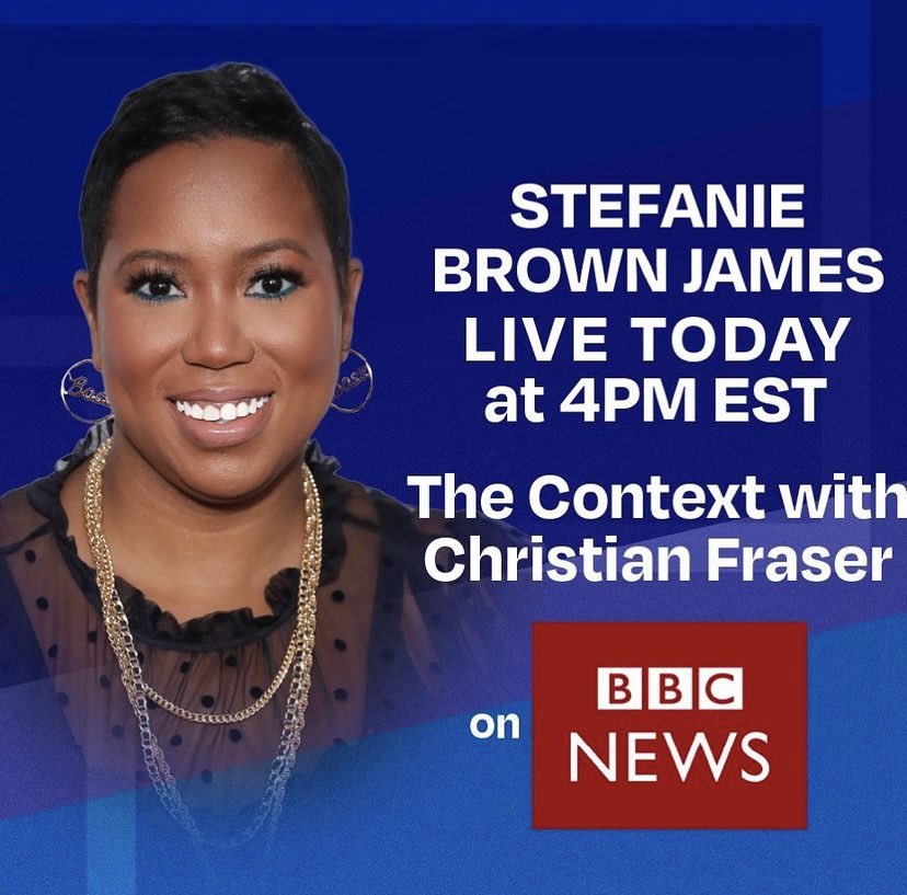 Stefanie Brown James (@stefbrownjames) on Twitter photo 📺 I’ll be LIVE again today from 4-5pm ET on <a href="/BBCWorld/">BBC News (World)</a> as we discuss the British Prime Minister race, January 6 hearings and other topics from around the globe! Check your local TV listings to access your #BBC channel. #TheContext #BBCNews 📺 I’ll be LIVE again today from 4-5pm ET on <a href="/BBCWorld/">BBC News (World)</a> as we discuss the British Prime Minister race, January 6 hearings and other topics from around the globe! Check your local TV listings to access your #BBC channel. #TheContext #BBCNews