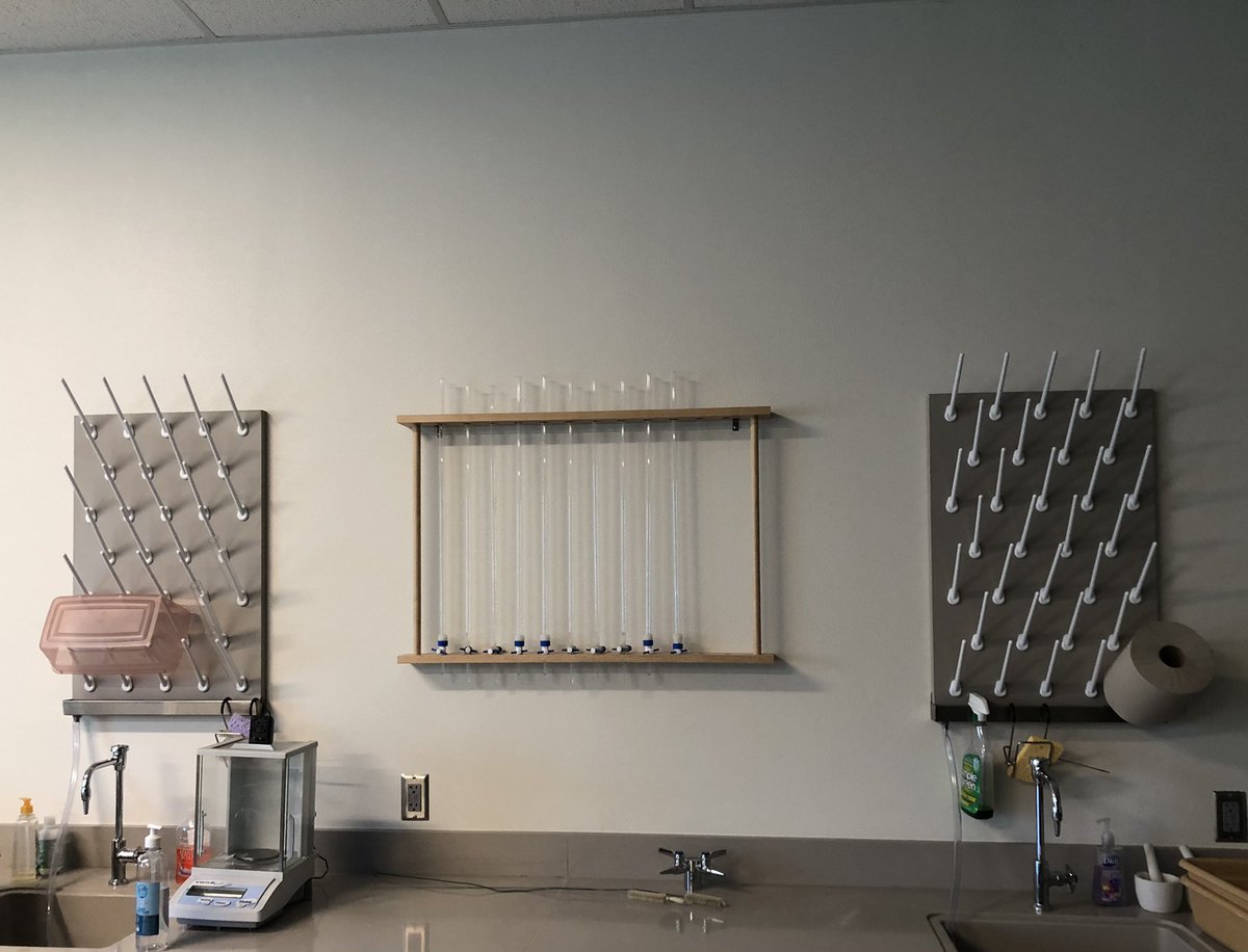 lentzscience's tweet photo. BIG thanks π to @Denton_High principal @joelhays9 for installing the burette rack in the #IBChem lab π€π¨βπ¬ #science https://t.co/qMTQ5rmEER