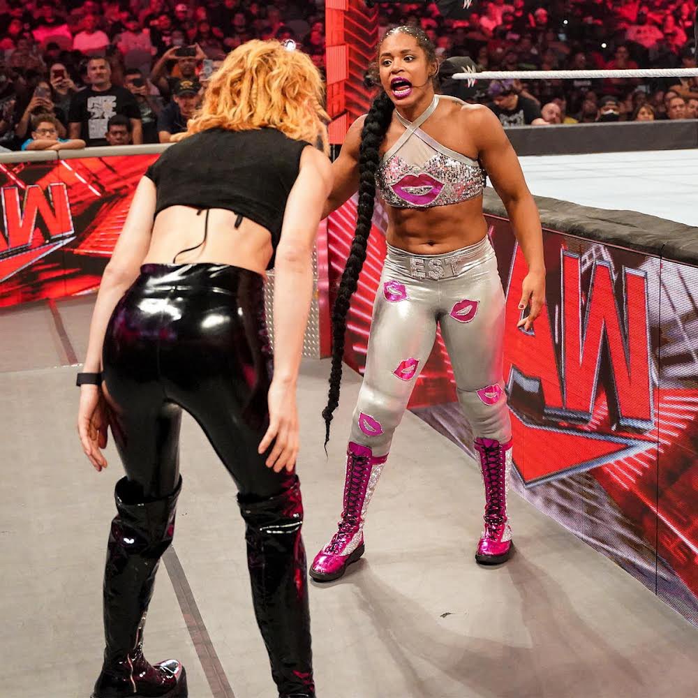 WhipThatTrick's tweet photo. Last night was tough but the EST is the toughEST around. We got Carmella in the ring coming after me. Then you got your girl, @FameMadeMan/@BlazedTheTrail/@GenderBeDamned/@SoulBurnedToAsh yipping ‘n yapping about her rematch. Well I been waiting for you Bex. https://t.co/0P0nTORLQZ