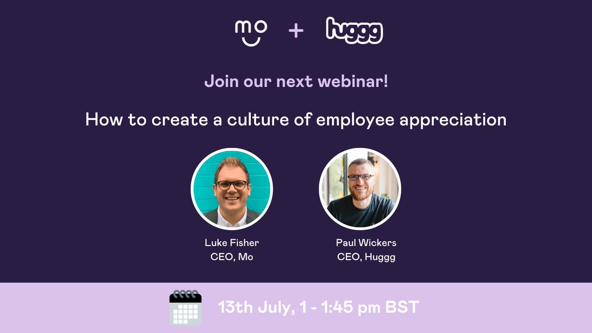 ⏰ Last call for anyone wanting to join our #employeeappreciation webinar this afternoon ⏰

If you work in #hr, #peoplemanagement or #officemanagement you can't afford to miss it.

Grab your free invite here and we'll see you at 1pm! - hubs.ly/Q01fLB7s0