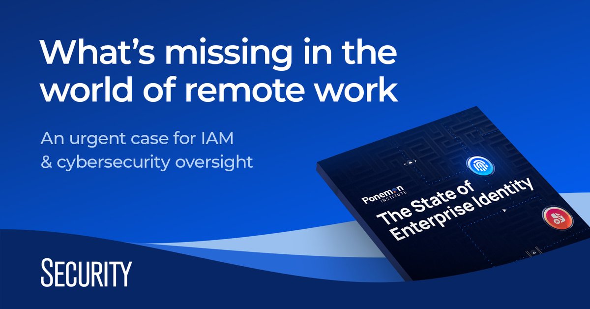 BytesIga's tweet photo. Distributed workforces may have the tools for the job. But without mature IAM programs in place, most remain at risk. @SecurityMag explores @Saviynt's new report with Ponemon Institute.

🔐 Understand the state of enterprise identity: https://t.co/FTZRespBf3 https://t.co/LeUVXQB35m