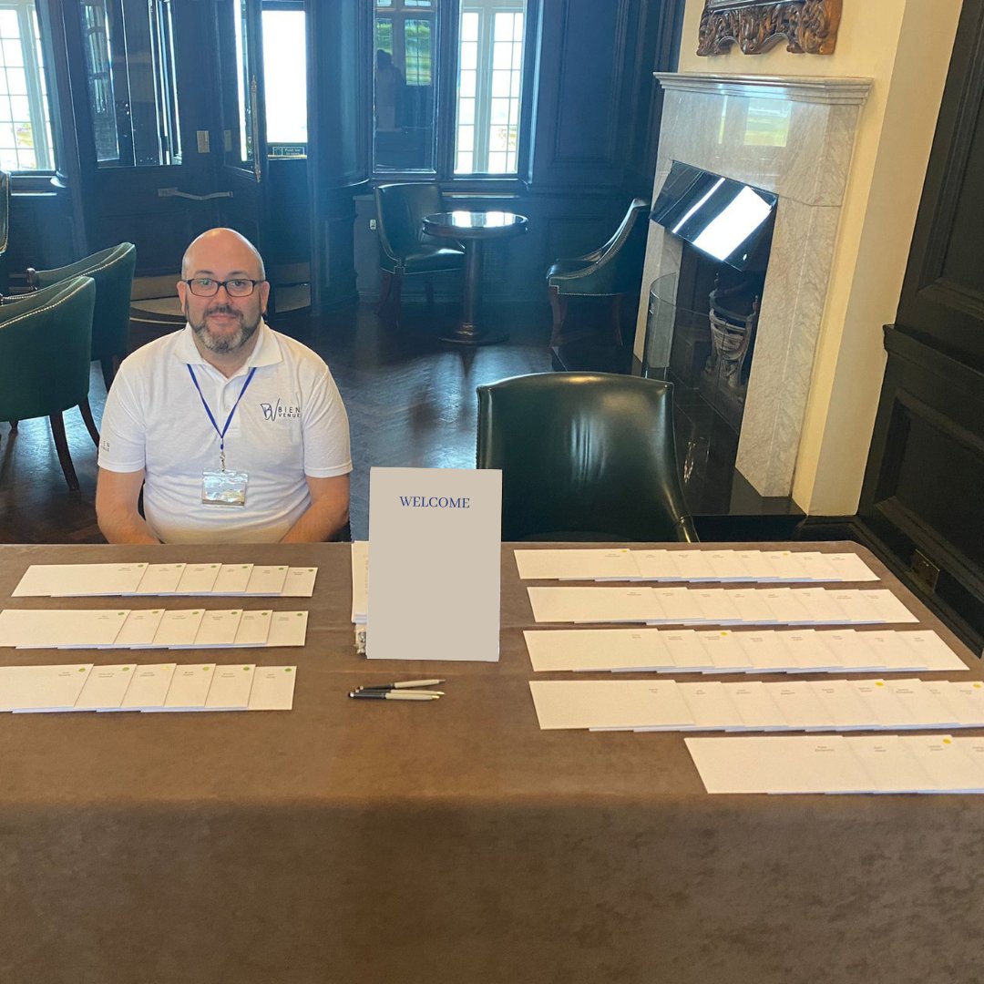 BVevents's tweet photo. We're Reg Desk ready... but this is Mark, not Reg. We don't have a Reg at Bien Venue π
Bad #eventprof joke, sorry! π¬π€£
#events #eventregistration #delegatemanagement #businessevents #delegateregistration #eventguests https://t.co/9wzWddqsBg