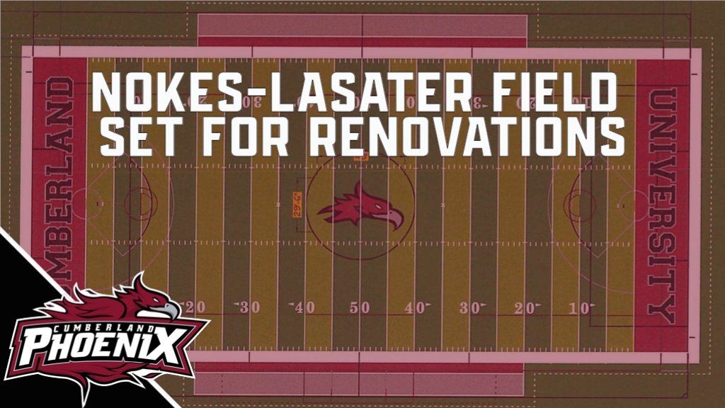 Cumberland is pleased to announce plans for renovations of Nokes-Lasater Field. Upgrades include new artificial turf, a jumbotron scoreboard, and more. Upon completion of the new turf, CU Athletics will add women's lacrosse as the 31st sport!
Release ➡️ bit.ly/3yYPHDX