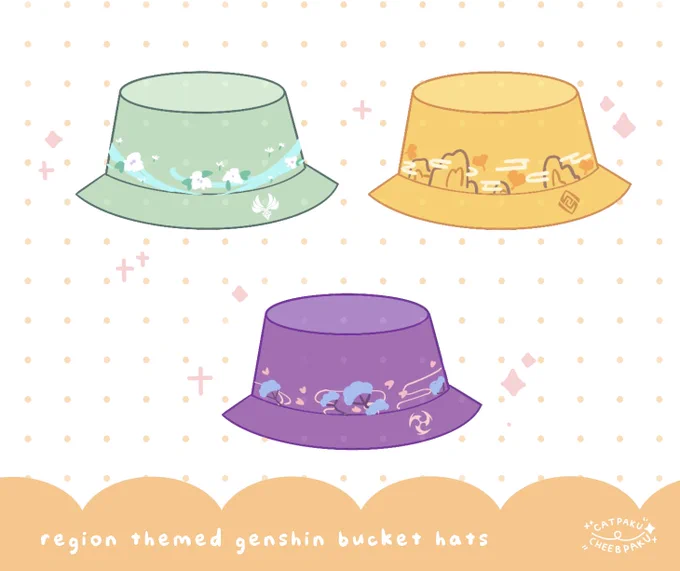 Region themed bucket hats? Let me know which one is your fave! 