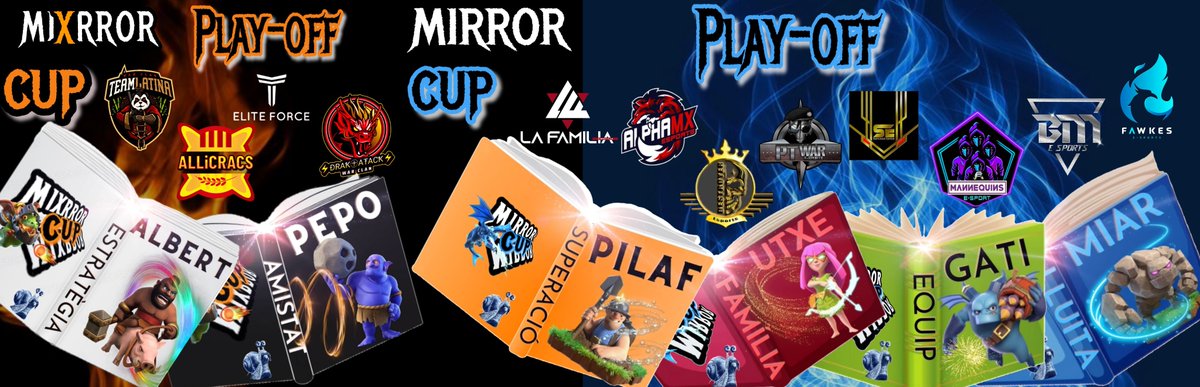 Ja tenim els primers classificats de la Mirror Cup! Enhorabona, i simplement dir-vos a tots els clans que gràcies per ser-hi!😍