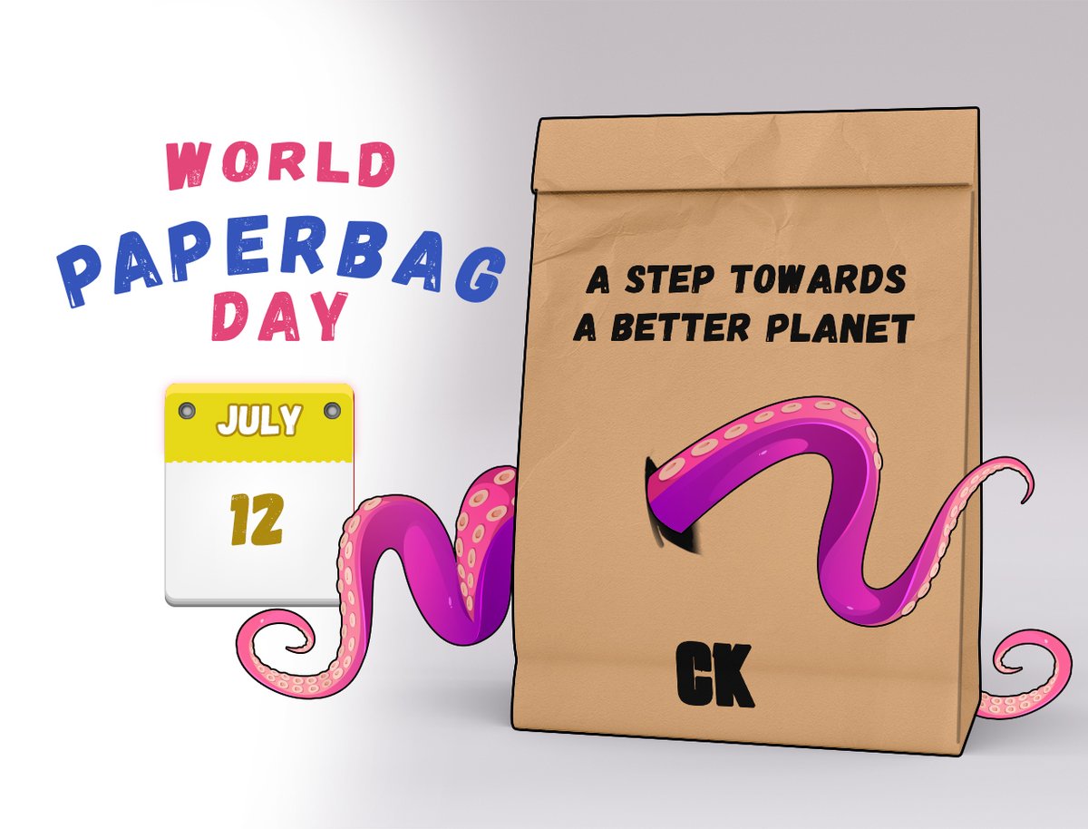 CryptoKrakensCB's tweet photo. IT'S WORLD PAPER BAG DAY! 

RAISE AWARENESS AMONG YOUR FAMILY AND FRIENDS. STOP USING PLASTIC!!!!! 

🌎BE THE CHANGE. STAY KRAKEN! https://t.co/3ATV5r8M2s