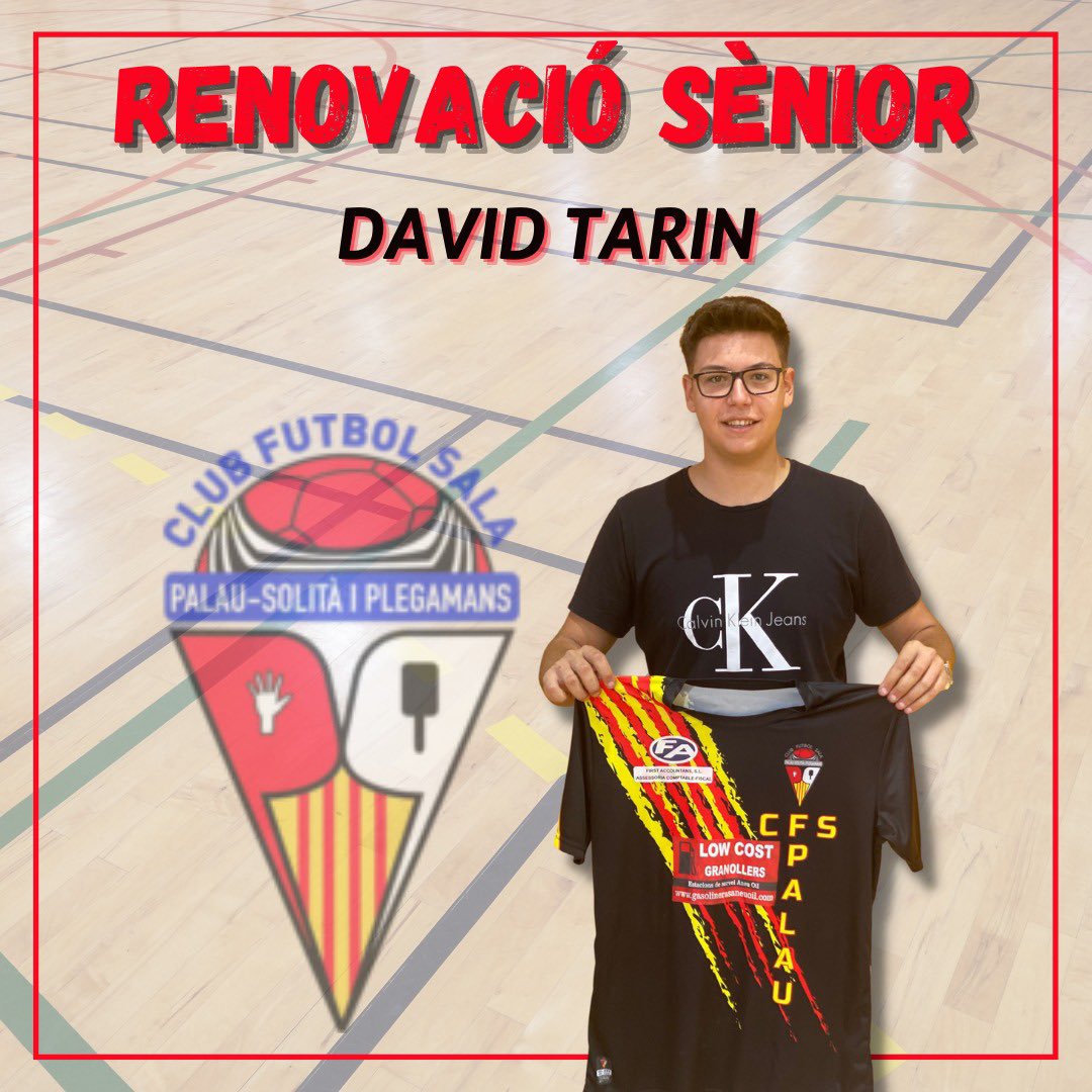 RENOVACIÓ🚨‼️

➡️ David Tarín (<a href="/daavidtarin/">david🤠</a> ) renova una temporada més com a porter del sènior masculí del club.🙌🏻

Molta sort la temporada 2022/2023!💛💙

🔒🔒🔒
