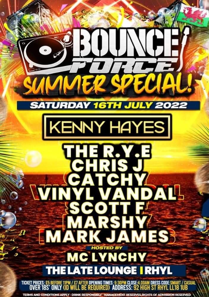 Redrye84's tweet photo. 🔥🔥 THIS SATURDAY 🔥🔥

BOUNCE FORCE in Rhyl @ The Late Lounge 🎧🎶

Let's GOOOOOO

#BounceForce
#DJ
#LetsGO
#R_Y_E https://t.co/QzceJeQrUw