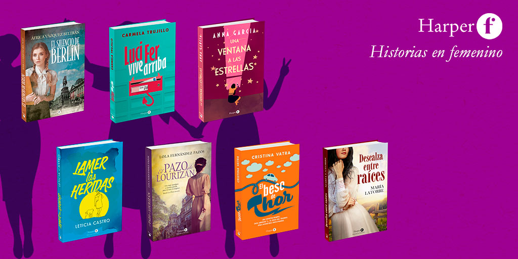 HarperCollinsIB's tweet photo. 📘Si buscas un #womensfiction para este verano, te traemos una selección de títulos del sello Harper F, que da voz a las historias en femenino contadas por mujeres.
🔗Catálogo completo de #HarperF, aquí: https://t.co/FNr5pX5Xw9 https://t.co/wTbCpHwobh