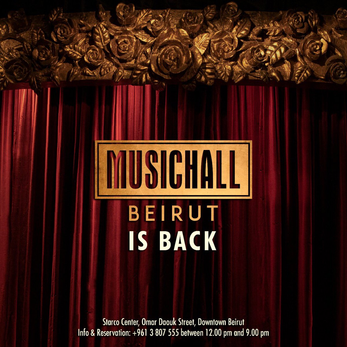 MUSICHALL BEIRUT is back. 
For info and reservation call 03-807555
#musichall #musichallbeirut #byelefteriades #beirut #nighlife #beirutnightlife #livemusic #liveshows #summer2022 #summerseason #reopening #open