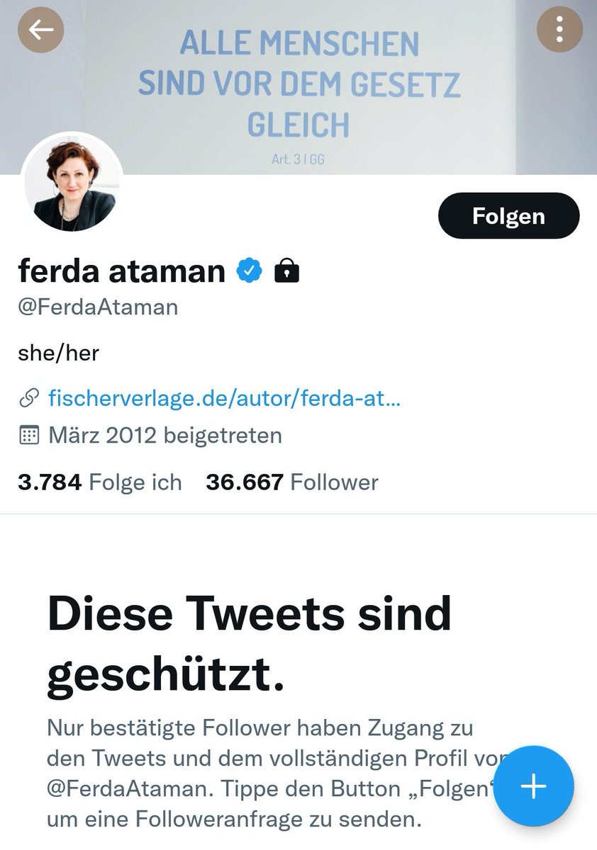 jreichelt's tweet photo. Die neue Bundesbeauftragte für Antidiskriminierung wünscht seit ihrer Wahl keinerlei Kritik mehr. Wer anders denkt, darf bei ihr nicht mehr sagen, was er denkt. https://t.co/pw3RZx9JYF
