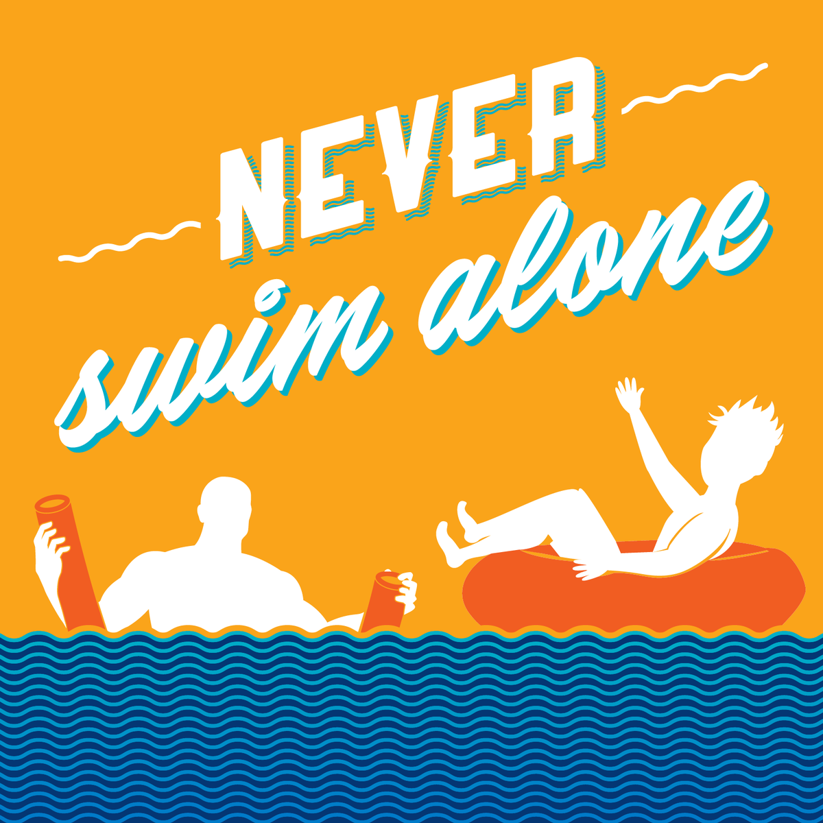 LCRA's tweet photo. Never swim alone! Even experienced swimmers can get tired or experience muscle cramps. Having a buddy helps both of you stay safe. More tips on how to #BeLakeWise this summer: https://t.co/mGTfmf8CZb https://t.co/ZL6ay9nFKc