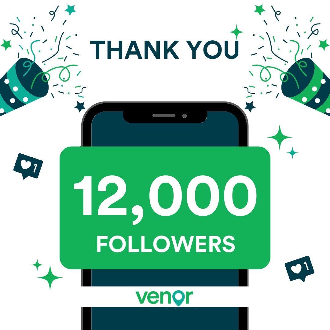 VenorTalent's tweet photo. 🎉 This morning we're celebrating 12,000 of you on LinkedIn!

💚 Whether you're a job seeker, an employer looking to hire, or just want to see what's out there on the market, we appreciate your support as we use our social platforms to shine a light on those hiring top talent! https://t.co/LnSSgAgvBz