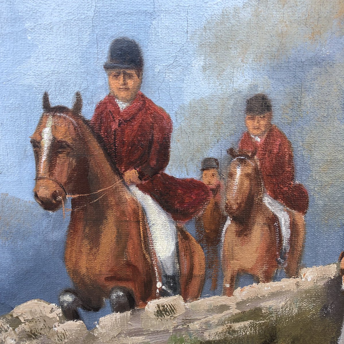 rakst á þetta glæsilega málverk af SDG á nytjamarkaði í nørrebro