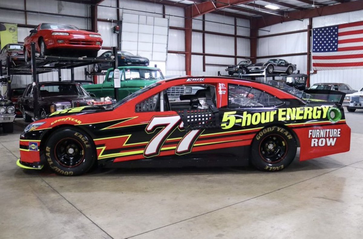 GrAutoGalllery's tweet photo. 2014 NASCAR
⚙️ SB2 V8
🛠 4 Speed Manual

This car was raced in 2017 by Erik Jones at the Goodwood Festival of Speed. It is in excellent condition and is wrapped as a Toyota Camry. #nascar #UsedCars #classiccars https://t.co/Jv7vyRgpm2
