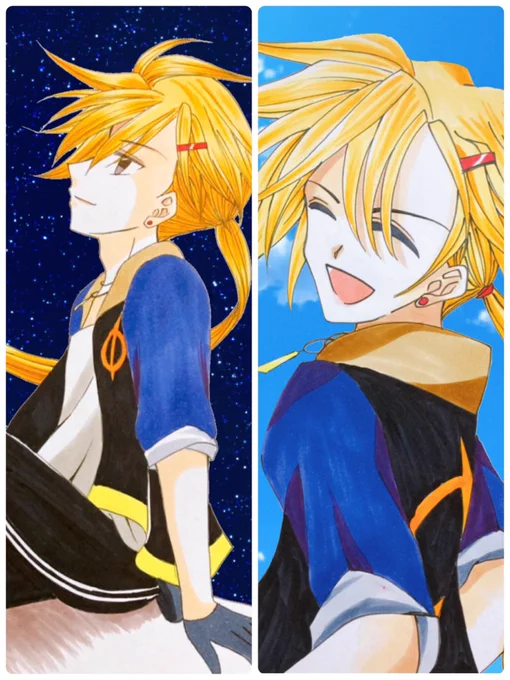 #これを見た人は人生を狂わせた推しを5人挙げる (便乗)  暁(モンスト) 虎王(魔神英雄伝ワタル2) 蔵馬(幽遊白書) 神威&沖田(銀魂)  沢山いすぎて結構悩んだけど、この5人かな   共通点なし 沖田と神威はドSだけど…笑 (再掲祭り)