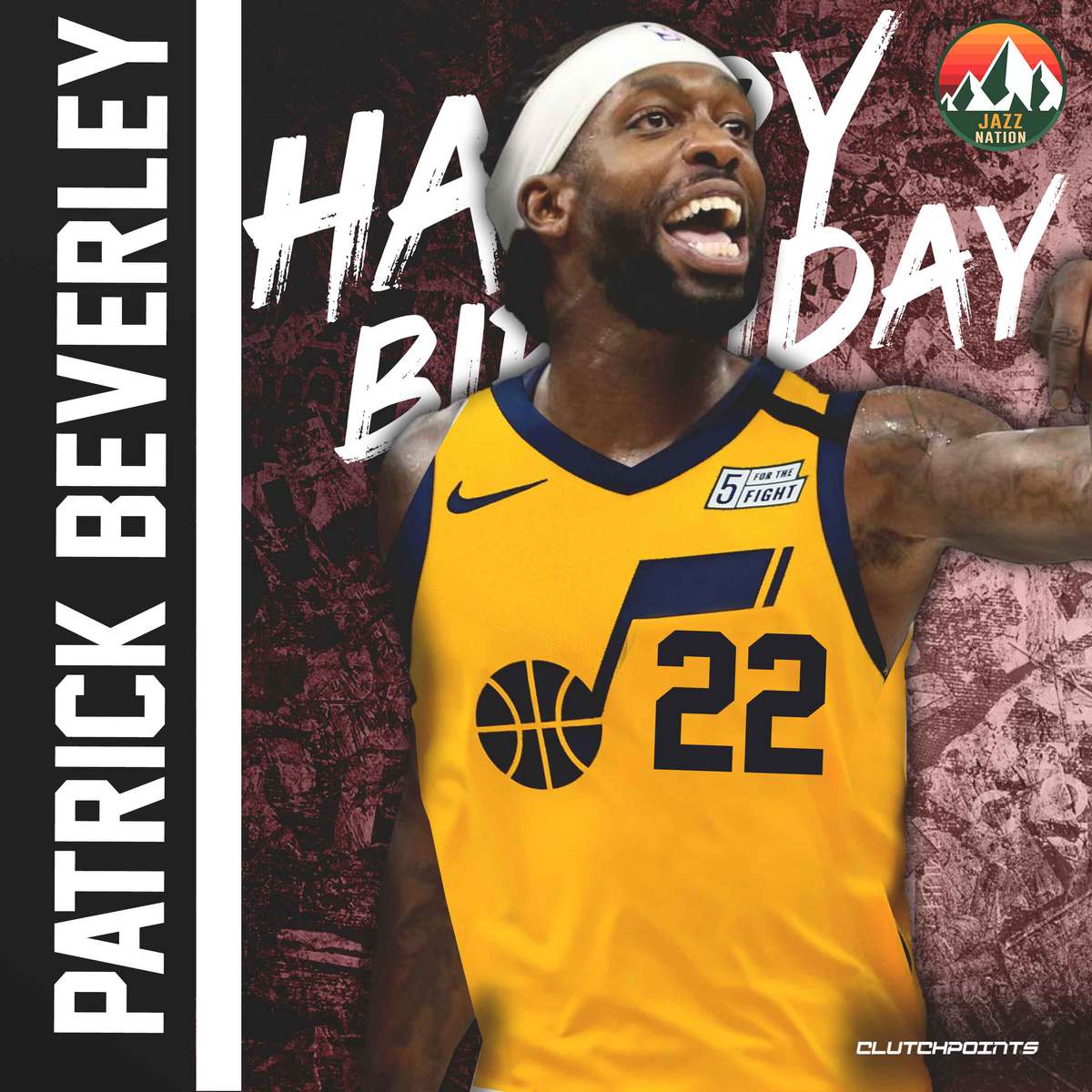 Jazz nation, Let us all greet Patrick Beverley a very happy birthday! 