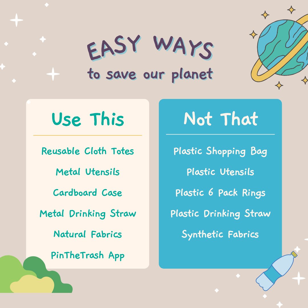pinthetrash's tweet photo. YOU guys know we have to give you tips on how you can save our planet....WHO USES THEM?! #pinthetrash #pinthetrashapp #trashcleanup #communitycleanup #cleanuparizona #cleanarizona #communityservicehours #visualpollution #nomorelitter #dobeautilfulthings #grandcanyon #pageaz https://t.co/yb8bFSn1It