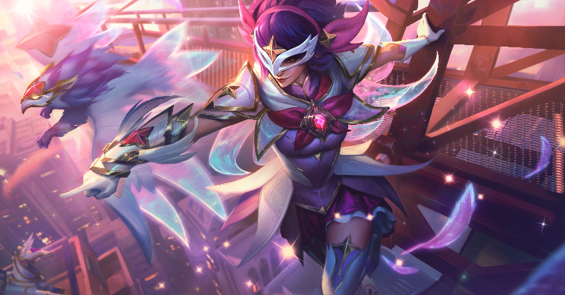 LeagueOfLegends's tweet photo. Nemeses beware—the #StarGuardians are here.