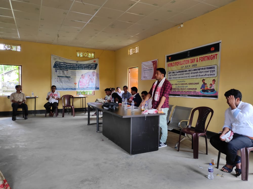 SDO_CGossaigaon's tweet photo. Glimpses of 'World Population Day'
 celebrations at Bhombrabil  Community Hall. The event was attended by AC @PriyankarP_Deka ACS from @SDO_CGossaigaon, SDMHO Kachugaon,VCDC Chairman,Social Welfare officials &amp; others.
@dckokrajhar  @MoHFW_INDIA @nhm_assam https://t.co/YXJlIOV1Ov