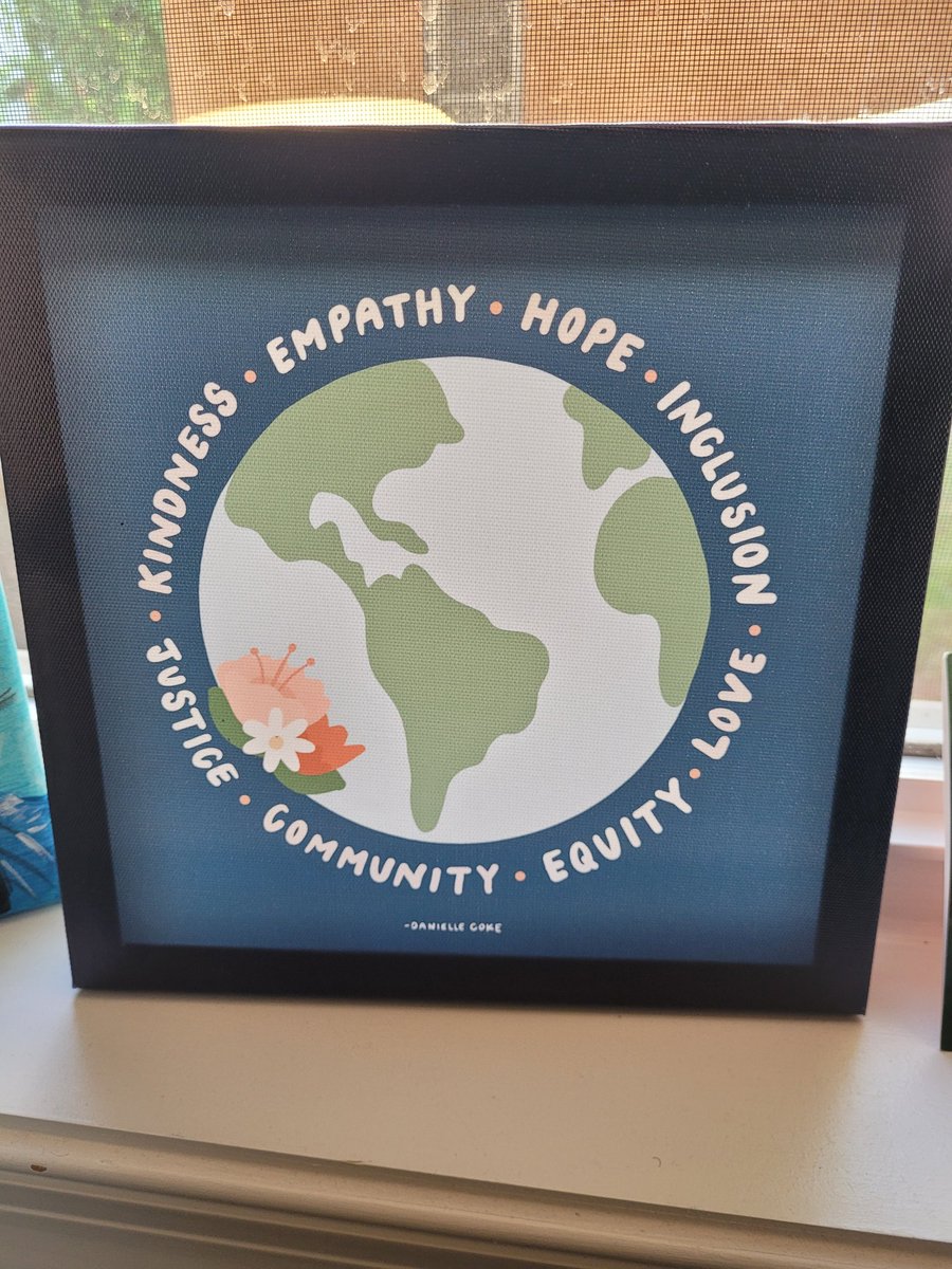 DOsunsade's tweet photo. I ❤❤❤ this piece from @ohhappydani . Makes me smile everytime I look at it. I love surrounding my home office with things that bring me joy 😊 
#workingfromhome 
#Kindness 
#empathy 
#Hope 
#love 
#equity
#justice 
#inclusion 
#COMMUNITY https://t.co/biKTiX6Pgy